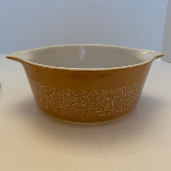 Vintage Pyrex - WOODLAND BROWN #472-B Casserole Dish with Lid 33-470-C - Picture 8 of 12